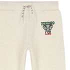 Boys Ivory Logo Joggers, 1, hi-res